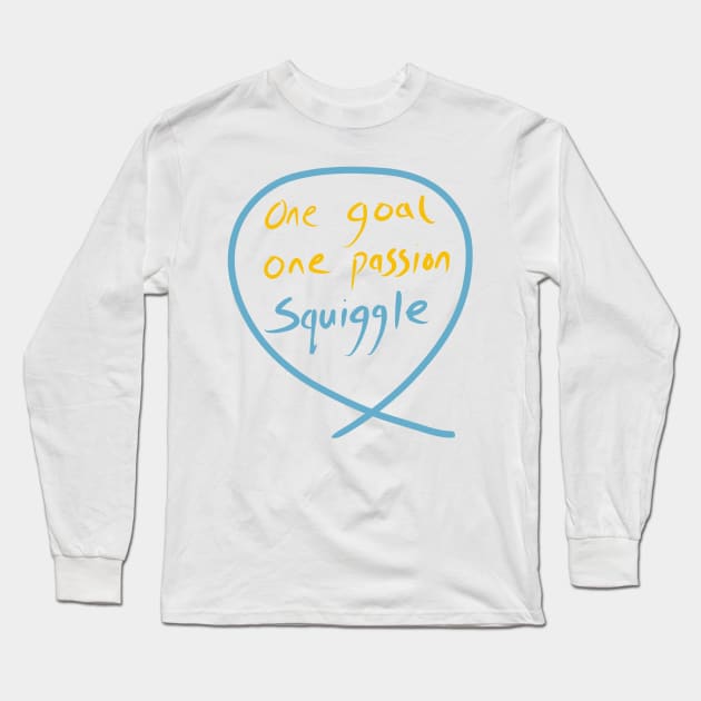 #13 The squiggle collection - It’s squiggle nonsense Long Sleeve T-Shirt by stephenignacio